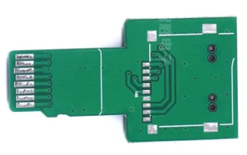 TF 卡延长板 PCB:卡形金手指一端引出为可焊接的焊盘